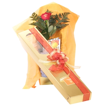 1 Rose With Box